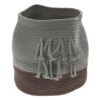 Καλάθι Βαμβακερό Γκρι-Καφέ iliadis 24x26εκ. 7700424home