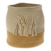 Καλάθι Βαμβακερό Κρεμ-Καφέ iliadis 24x29εκ. 7700224home