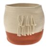 Καλάθι Βαμβακερό Κρεμ-Κόκκινο iliadis 24x29εκ. 7700324home
