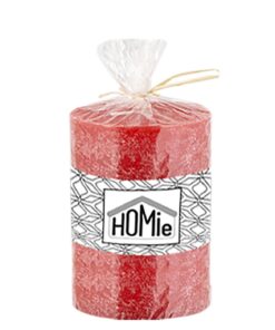 Κερί Αρωματικό Κορμός 7x10εκ. Homie 37-69-red24home
