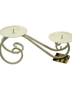 Κηροπήγιο 2 Θέσεων Μεταλλικό Royal Art 26x11εκ. DUE098824home