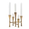 Κηροπήγιο 5 Θέσεων Μπρούτζινο iliadis 16x16x20εκ. 7855224home