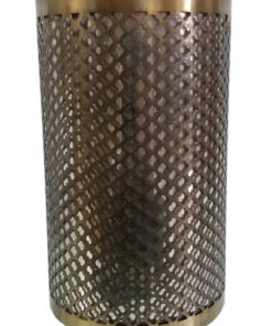 Κηροπήγιο Αλουμινίου-Γυάλινο Αντικέ PAPSHOP 20,3x30,5εκ. MH1324home