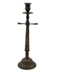 Κηροπήγιο Μπρούτζινο Αντικέ 42εκ. Royal Art STL1211BR24home