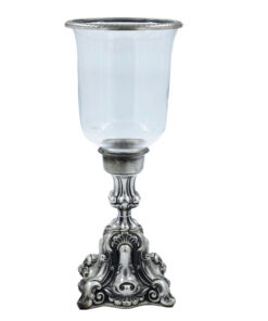 Κηροπήγιο Μπρούτζινο Επάργυρο 42εκ. Royal Art STL1268E24home