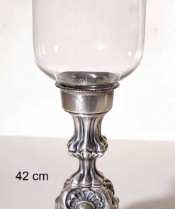 Κηροπήγιο Μπρούτζινο-Γυάλινο Royal Art 42εκ. STL1269E24home