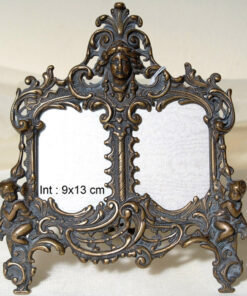 Κορνίζα 2 Θέσεων Μπρούτζινη Royal Art 9x13εκ. STL04BR24home