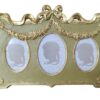 Κορνίζα 3 Θέσεων Ξύλινη-Polyresin Αντικέ PAPSHOP 23x16,3εκ. KI5224home
