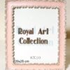 Κορνίζα Πολυεστερική Λευκή-Ροζ Royal Art 20x25εκ. YUA3/327/81P24home