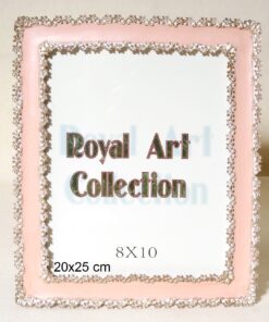 Κορνίζα Πολυεστερική Λευκή-Ροζ Royal Art 20x25εκ. YUA3/327/81P24home
