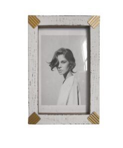 Κορνίζα Ξύλινη Λευκό-Χρυσό iliadis 17x25εκ. 7655324home