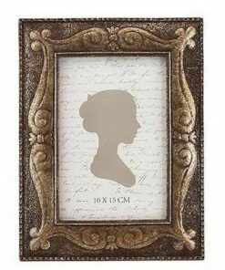 Κορνίζα Ξύλινη-Polyresin Αντικέ PAPSHOP 16x21εκ. KI6224home