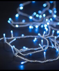 Λαμπάκια 100 Led Με Πρόγραμμα Μπλε Φως 5μ. iliadis 7501924home