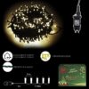 Λαμπάκια 240Led Ζεστό Λευκό Φως Με Πρόγραμμα Xmas fest 93-237324home
