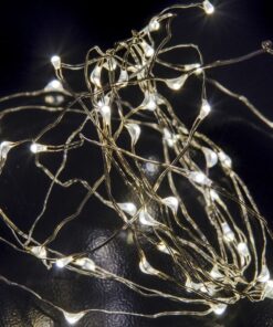 Λαμπάκια Μπαταρίας 100 Microled Σε Σύρμα Με Πρόγραμμα Λευκό Φως 5μ. iliadis 6053524home