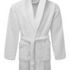 Μπουρνούζι Βαμβακερό Πετσετέ Με Κουκούλα White Small 7010787-9S24home