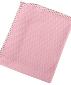 Πάνα Πικέ Βαμβακερή Bebe 80x80εκ. Rige Pink24home