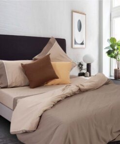 Παπλωματοθήκη Βαμβακερή Μονή 160x240εκ. Simi Espresso Sb home24home