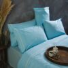 Παπλωματοθήκη Βαμβακερή Μονή 165x240εκ. Ios Aqua SB HOME24home