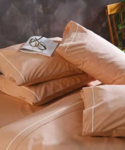 Παπλωματοθήκη Βαμβακερή Μονή 165x240εκ. Ios Moka SB HOME24home