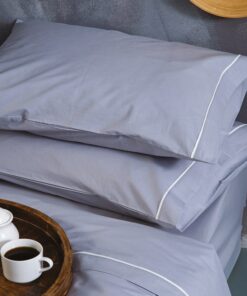 Παπλωματοθήκη Βαμβακερή Μονή 165x240εκ. Ios Silver SB HOME24home