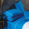 Παπλωματοθήκη Βαμβακερή Μονή 165x240εκ. Ios Turquoise SB HOME24home