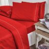 Παπλωματοθήκη Βαμβακερή Μονή 170x250εκ. Arcobaleno Bello Red 19V6924home