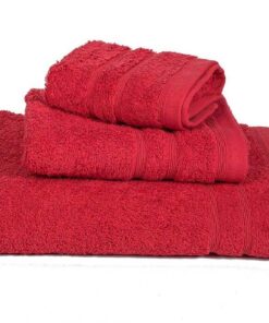 Πετσέτα Βαμβακερή Προσώπου 50x90εκ. Red 7333336-1424home