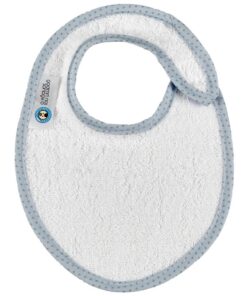 Σαλιάρα Βαμβακερή Μικρή Λευκή Semini Grey24home