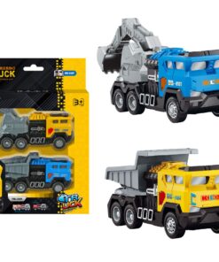 Σετ 2τμχ Δομικά Οχήματα Pull Back Σε Κουτί Toy Markt 17x23x5εκ. 70-223524home