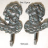 Σετ 2τμχ Κρεμάστρα Μεταλλική Royal Art 16,5εκ. CAS2/640/41GR24home