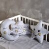 Σετ 3τμχ Διακοσμητικά Μαξιλάρια Bebe Silver SB HOME24home