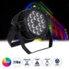 GloboStar® 51130 CENTAUR Επαγγελματική Κεφαλή PAR DMX512 270W AC 220V-240V 4in1 - SPOT 30° OSRAM LED Αδιάβροχη IP65 RGBW - Μαύρο - L22.6 x W22 x H32cmGlobostar