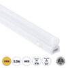 GloboStar® TUBO 60786 Γραμμικό Φωτιστικό Οροφής Linear LED Τύπου T5 Επεκτεινόμενο 5.5W 528lm 180° AC 220-240V IP20 Πάγκου Κουζίνας με Διακόπτη On/Off Μ30 x Π2.2 x Υ3.5cm Θερμό Λευκό 2700K - Λευκό - 3 Years WarrantyGlobostar