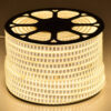 GloboStar® 70512 Wide Ταινία Διπλής Σειράς Epistar LED SMD 2835 1m 24W/m 180LED/m 3216lm/m 120° DC 230V Αδιάβροχη IP68 Θερμό Λευκό 3000K DimmableGlobostar