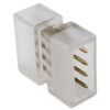 GloboStar® 70551 Σύνδεσμος I με Καρφάκια Wide Ταινίας Διπλής Σειράς RGB LED 4 PinGlobostar
