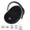 GloboStar® ECLIPSE 76558 Μοντέρνο Επιτραπέζιο Φωτιστικό Πορτατίφ LED 15W 1200lm 180° AC 230V - με Ασύρματη Φόρτιση - Wireless Charger - Διακόπτη Αφής με 3 Εντάσεις Φωτισμού Φυσικό Λευκό 4500K Dimmable - Μ17 x Π13 x Υ10 - ΜαύροGlobostar