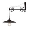 HL-5260 LIONEL BLACK WALL LAMPHomelighting