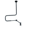 HL-C 11M B  FOCUS BLACK MEDIUM CEILING BASEHomelighting