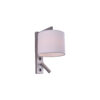 SE 122-2A LUCAS WALL LAMP NICKEL MAT 1Z5Homelighting