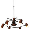 HL-3522-6 HANNAH BLACK PENDANTHomelighting