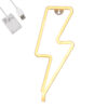 GloboStar® 78590 Φωτιστικό Ταμπέλα Φωτεινή Επιγραφή NEON LED Σήμανσης LIGHT STRIKE 5W με Καλώδιο Τροφοδοσίας USB - Μπαταρίας 3xAAA (Δεν Περιλαμβάνονται) - Θερμό Λευκό 2700KGlobostar