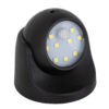 GloboStar® 79001 Μαύρο Φωτιστικό Μπαταρίας σε Σχήμα Κάμερας LED SMD 3W 300lm με Αισθητήρα Ημέρας-Νύχτας και PIR Αισθητήρα Κίνησης Ψυχρό Λευκό 6000KGlobostar