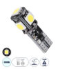 GloboStar® 81089 Λάμπα Αυτοκίνητου LED T10 W5W 2rd Generation Can-Bus Series 5xSMD5050 2.30W 300lm 360° DC 12-16V IP20 Φ1.1 x Υ2.7cm Ψυχρό Λευκό 6000KGlobostar