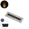 GloboStar® UNDERGROUND-REMVI 90190 Χωνευτό Φωτιστικό Wall Washer Δαπέδου LED 9W 810lm 10° DC 24V Αδιάβροχο IP68 L30 x W9 x H8.5cm Θερμό Λευκό 2700K - Ανοξείδωτο Ατσάλι - 3 Years WarrantyGlobostar
