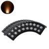 GloboStar® TREELIGHT-JINA 90698 Κυρτή Μπάρα Φωτισμού Wall Washer με Αντιθαμβωτική Γρίλια Ειδική για Φυτά - Δέντρα LED 18W 1530lm 10° DC 24V Αδιάβροχο IP67 Μ29 x Π11 x Υ10.5cm Αρχιτεκτονικό Πορτοκαλί 2200K - Γκρι Ανθρακί - 3 Χρόνια ΕγγύησηGlobostar