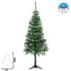 GloboStar® Crazy Christmas Χριστουγεννιάτικο Δέντρο SantaClaus Φ65 x Υ150εκ Πράσινο με Πλαστική ΒάσηGlobostar