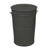 Κάδος Απορριμμάτων 100lt Matt Anthracite Retro Pam & Go 48x68εκ. 4868-11324home