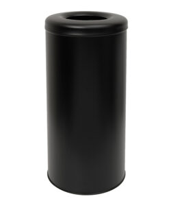 Καλάθι Απλύτων 30lt Ανοξείδωτο Matt Black Pam & Co Φ25x57εκ. 29-2557-40324home