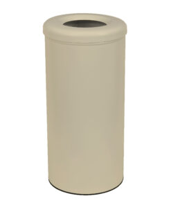 Καλάθι Απλύτων 30lt Ανοξείδωτο Matt Ivory Pam & Co Φ25x57εκ. 29-2557-70324home